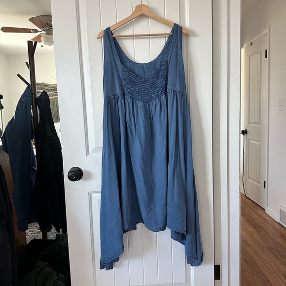 Empire Waist Embroidered Bodice Sundance Sundress - Picture 3 of 4